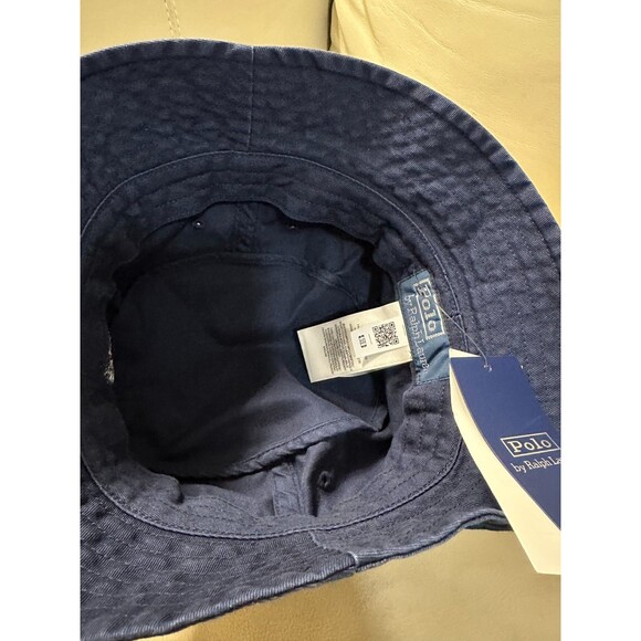 NWT Polo Ralph Lauren Men's Hat XL/L Polo Bear Chino Bucket - Picture 5 of 6